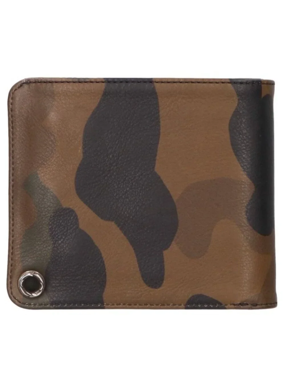Chrome Hearts Star Button Camouflage Leather Wallet